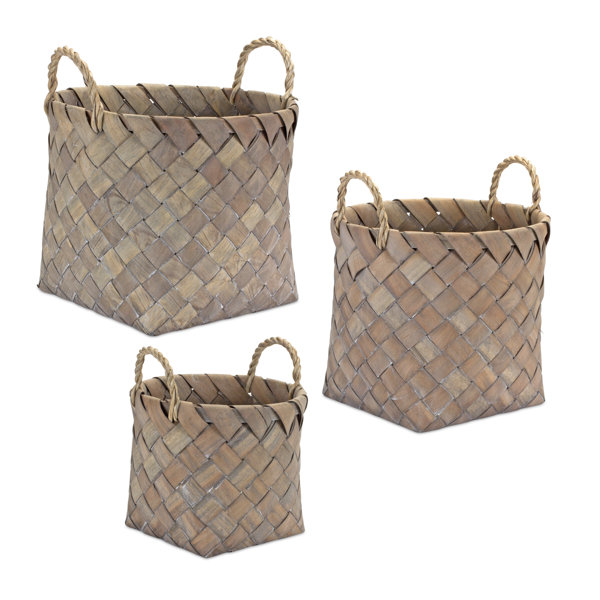 Bay Isle Home Wicker Basket Wayfair